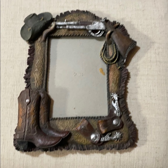 Other - 5x7 Heavy Western Cowboy Picture Frame with Glass